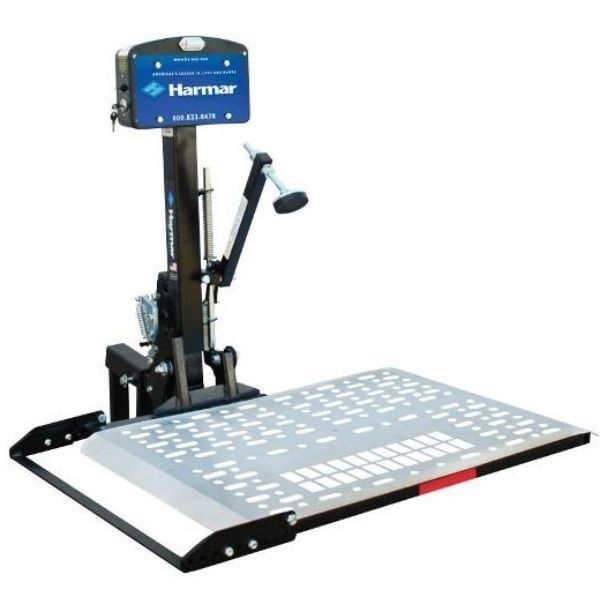 Harmar AL100HD Heavy Duty Platform Scooter Lift Front View