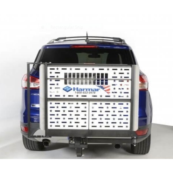 Harmar AL100 Platform Scooter Lift Back of Vehicle View