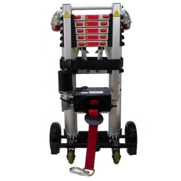 Hercules Scooter Lift Red Folded Front View