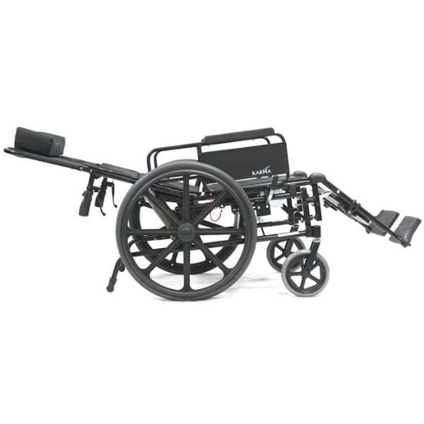 Karman KM5000F Recliner Wheelchair Elevating Side View