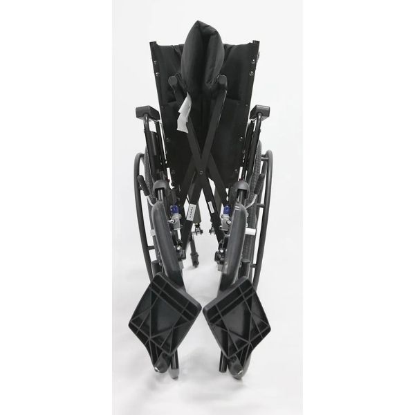 Karman KM5000F Recliner Wheelchair Folded Footrest View