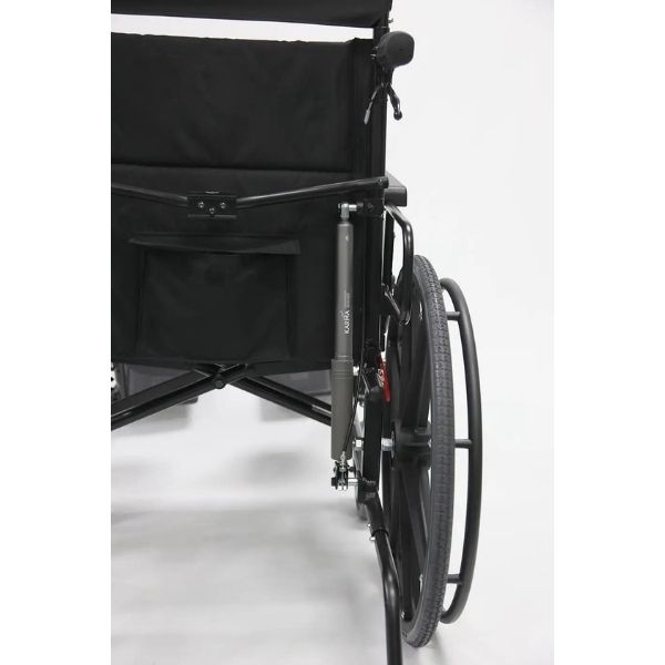 Karman KM5000F Recliner Wheelchair Ligjhtweight Aluminum Back View
