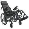 Karman VIP-515 Tilt-in-Space Wheelchair Wheels and Footrest View