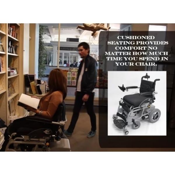 Karman XO-202 Full Stand Up Power Chair Comfort Sitting View