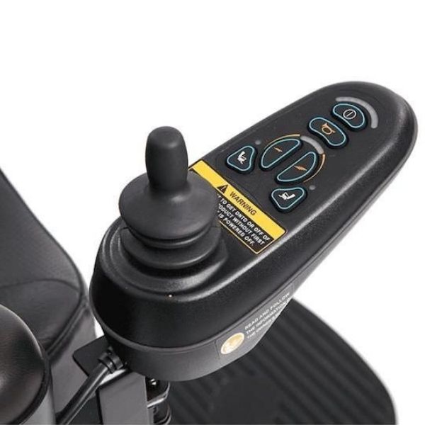 Merits Health Dualer Power Chair Red Joy Stick View