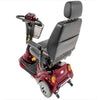 Merits Health S131 Pioneer 3 Mobility Scooter Red Back Side View