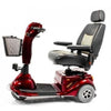 Merits Health S131 Pioneer 3 Mobility Scooter Red Side View