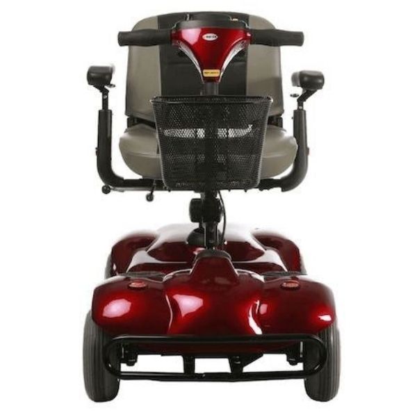Merits Health S245 Pioneer 2 Four Wheel Mobility Scooter Red Front View