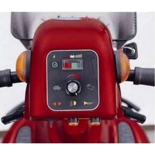 Merits Health S341 Pioneer 10 Four Wheel Mobility Scooter Dashboard View