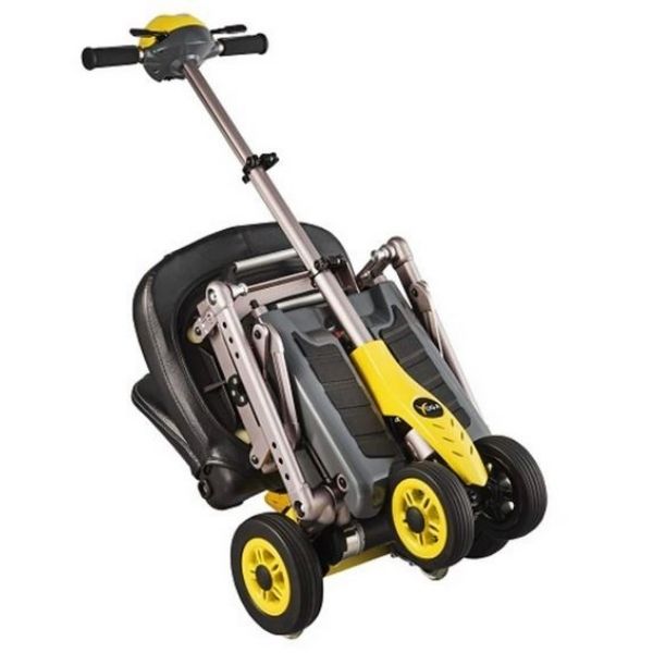 Merits Health S542 Yoga 4 Wheel Mobility Scooter Back Folded View