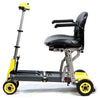 Merits Health S542 Yoga 4 Wheel Mobility Scooter yellow Front Left Side View