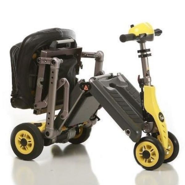 Merits Health S542 Yoga 4 Wheel Mobility Scooter Semi Folded View