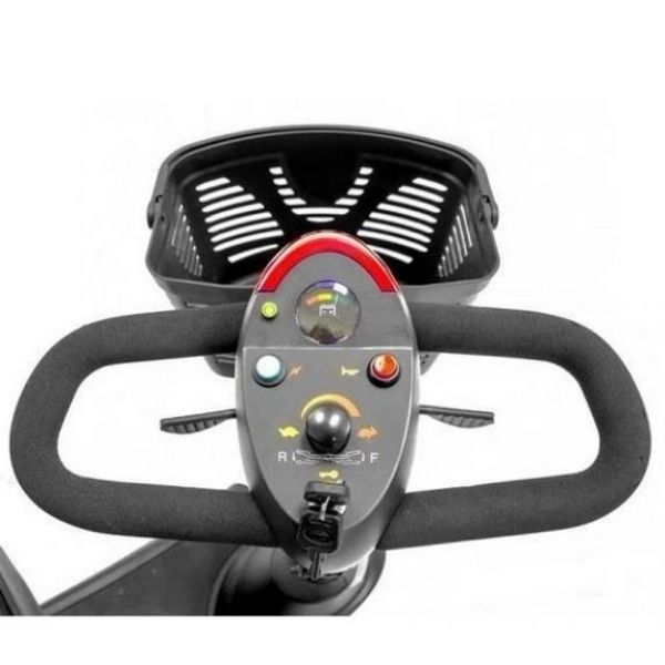 Merits Health S731 Roadster Deluxe Mobility Scooter Dashboard View