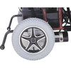 Merits P101 Folding Power Wheelchair Black Tire View