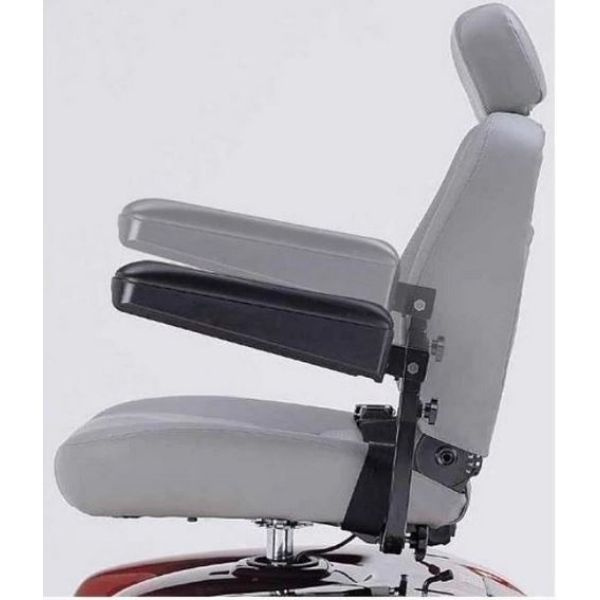 Merits P301 Gemini Heavy Duty Electric Wheelchair Armrest View