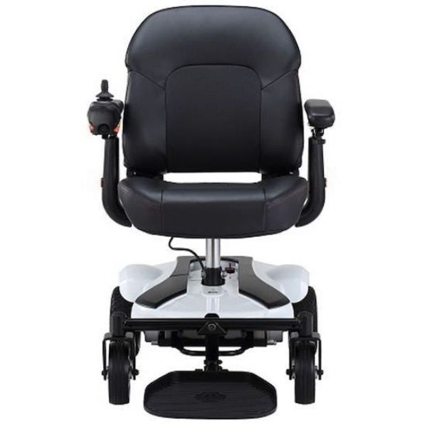 Merits P321 EZ Go Deluxe Power Wheelchair White Front View