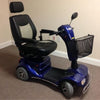 Merits Pioneer 4 Mobility Scooter Blue Front Right Side View