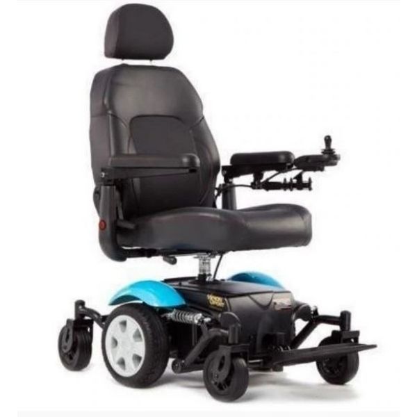 Merits Vision Sport Power Chair Blue View