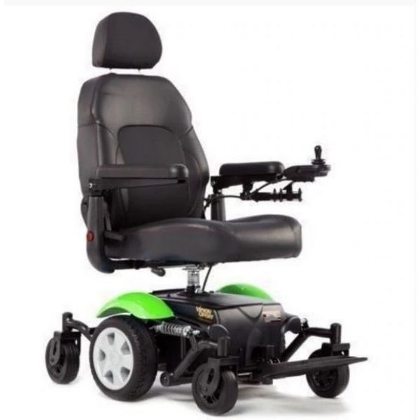 Merits Vision Sport Power Chair Green View