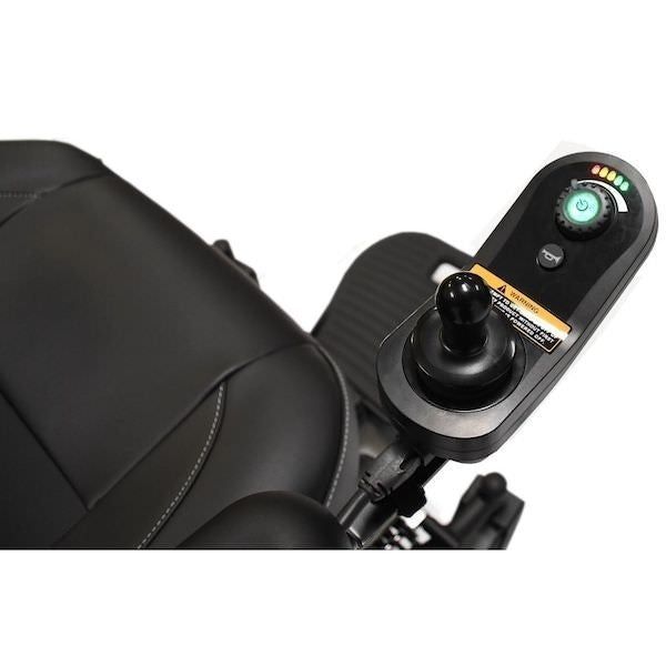 Merits Vision Super P327 Power Wheelchair Red Joystick View