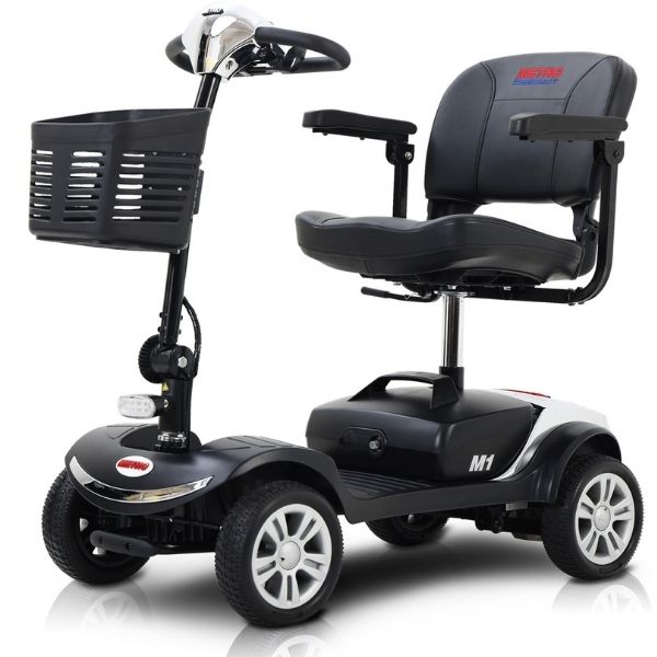 Metro Mobility M1 Portal Mobility Scooter Chrome View