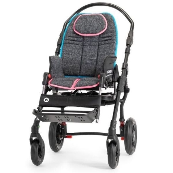 New Bug Pediatric Black Pink Front View