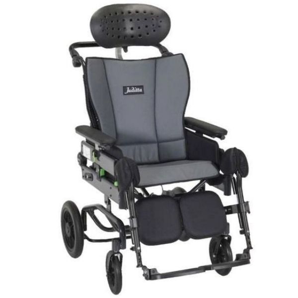 Ormessa Juditta Manual Wheelchair Black Front Right Side View