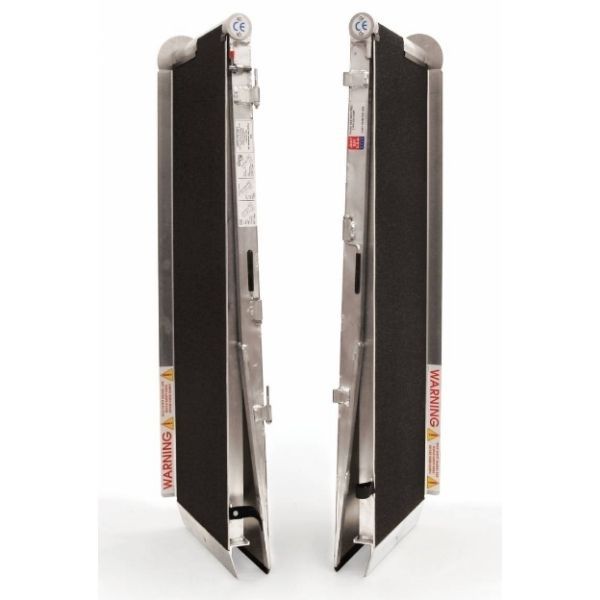 PVI Multi-Fold Ramp Separates into Two Pieces for Easy Carrying View