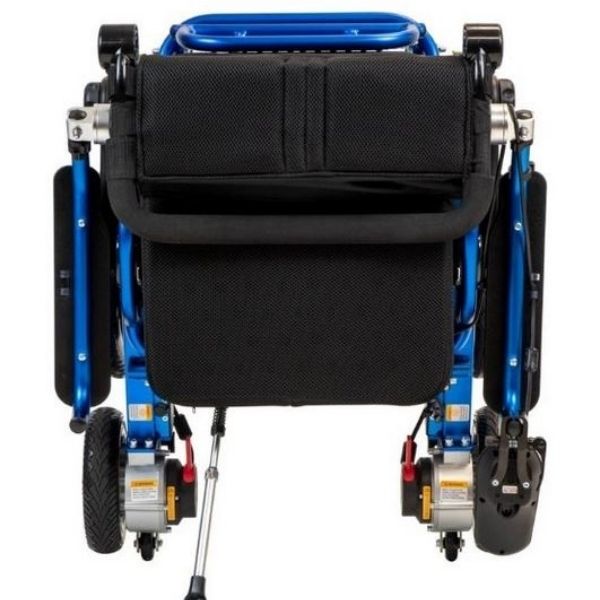 Pathway Mobility Geo Cruiser DX Lightweight Folding Power Wheelchair Front Folded View