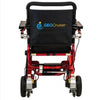 Pathway Mobility Geo Cruiser DX Lightweight Folding Power Wheelchair Red Back View