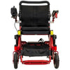 Pathway Mobility Geo Cruiser DX Lightweight Folding Power Wheelchair Red Front View