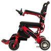 Pathway Mobility Geo Cruiser DX Lightweight Folding Power Wheelchair Red Side View