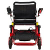 Pathway Mobility Geo Cruiser Elite EX Foldable Power Wheelchair Red Front View