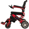 Pathway Mobility Geo Cruiser Elite EX Foldable Power Wheelchair Red Left View