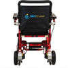 Pathway Mobility Geo Cruiser Elite LX Folding Electric Wheelchair Red Back View