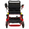 Pathway Mobility Geo Cruiser Elite LX Folding Electric Wheelchair Red Front View