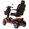 Patriot 4-Wheel Bariatric Scooter GR575 By Golden Technologies Orange Color Back Side View