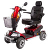 Patriot 4-Wheel Bariatric Scooter GR575 By Golden Technologies Red Color Right Side View 