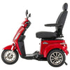 Pride Mobility 3-Wheel Scooter Baja Raptor 2 Candy Apple Red Right Side View 