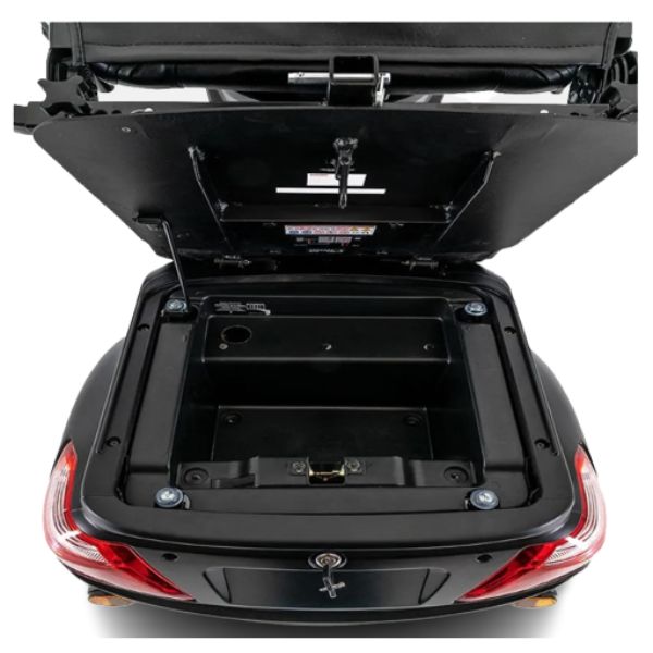 Pride Mobility 3-Wheel Scooter Baja Raptor 2 Under the Seat Storage View