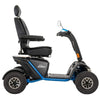 Pride Mobility Baja Wrangler 2 Heavy Duty Scooter True Blue Color Side View