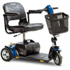 Pride Go-Go Elite Traveller Plus 3 Wheel Scooter SC53 Blue Right View