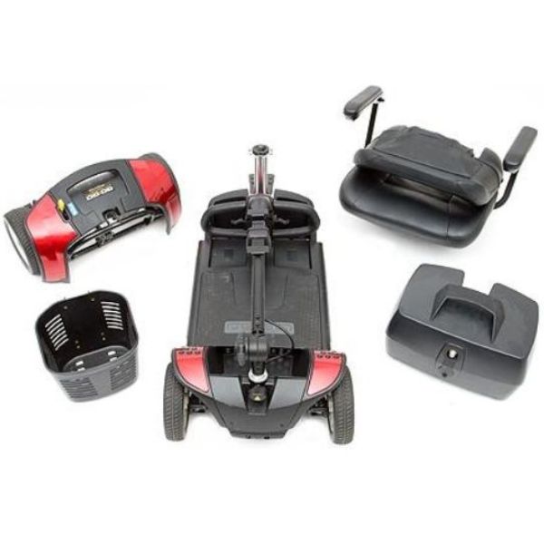 Pride Go-Go Elite Traveller Plus 4 Wheel Scooter SC54 Disassemble View