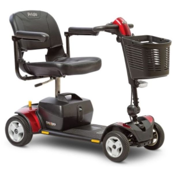 Pride Go-Go Elite Traveller Plus Scooter SC54 Red Right View