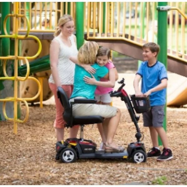 Pride Go-Go LX With CTS Suspension 4 Wheel Scooter SC54LX Lifestyle View