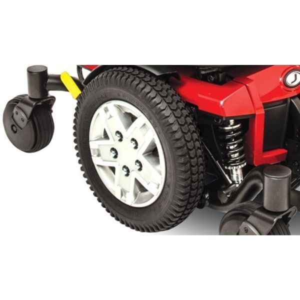 Pride Jazzy 600 ES Mid Wheel Power Chair Mid Wheel View