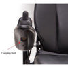 Pride Jazzy 600 ES Power Chair Charging Port View