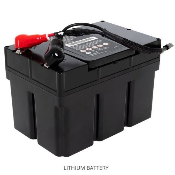 Pride Jazzy EVO 613 Power Wheelchair Battery View