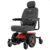 Pride Jazzy EVO 613 Power Wheelchair Red Left View