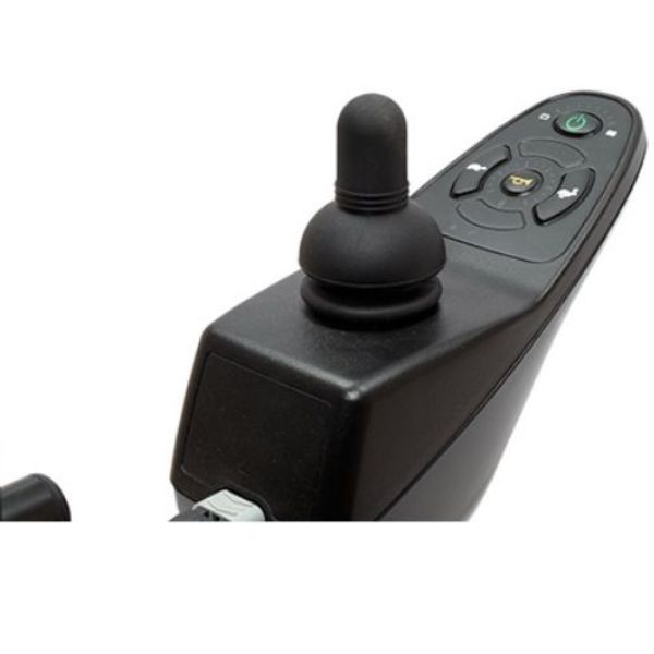 Pride Jazzy Elite 14 Front Wheel Drive Power Chair Joystick View